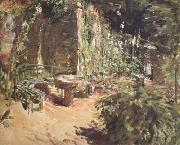 Max Slevogt Sunny Garden Corner in Neukastel (nn02) Sweden oil painting reproduction